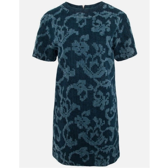 NWT Rag & Bone Indigo Esmond Laser Cut Dress XS - Picture 9 of 9